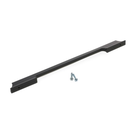 Cappio bracket handle, aluminum, m/o 320 mm, black color with gray insert-7