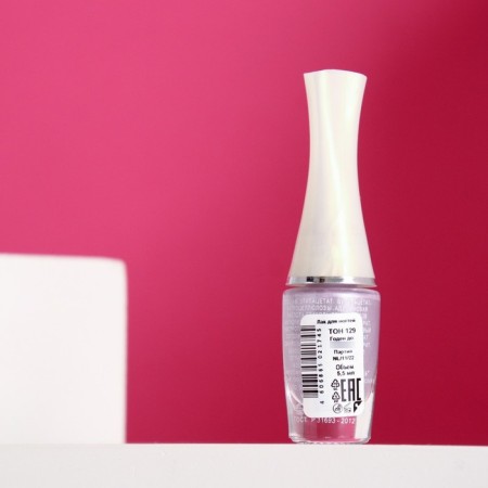 Nail polish jeanmisel tone 129 lilac pearl, 5.5 ml-1