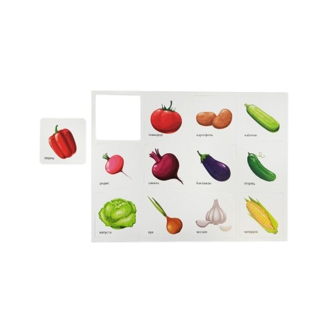 Board developing game "Smart Sorter" Fruits, Berries, Vegetables, Mushrooms "-9