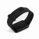 Electronic watch, 3 atm, silicone strap, black