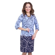 Women's dress, size 42, blue color
