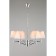 Suspended chandelier Ossana E14 240W