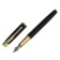 Gift feathers in the leatherette case, matte black body, gold