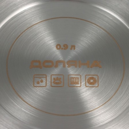 Stainless steel bucket "GREAT", 0.9 liters, induction-5
