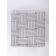 Plaid-woking, "stripes", size 220x240 cm, brown color