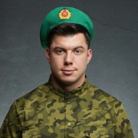 Берет пограничника «На страже Родины», герб-9