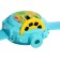 Clock-design "Animals", light effects, 24 pictures, blue color