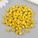 Beads for creativity tree "Yellow" d = 0.8 cm set 20 grams