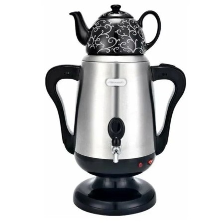 Samovar Volzhanka SMV-001, Metal, 3.5 l, 1800 watts, silver