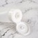 Storage set, 100 ml, 2 items, white color