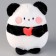 Soft toy "Panda" with heart, 25 cm