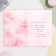 Postcard "Happy Wedding Day!" Pink flowers, A6