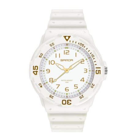 Watch of wrist-quartz children, D-3.5 cm, calendar, luminous, waterproof, silicone strap