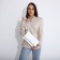 Bag-clate on magnets, strap on the wrist, white color