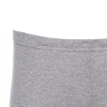 Female leggings elongated, color gray melange, size 50-3