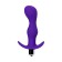 Anal plug Toyfa A-Toys with vibration, moisture resistant, silicone, purple color, 14 cm, d = 3.4
