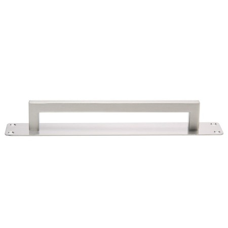 Door handle, stainless steel color, 260x40 mm-4