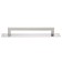 Door handle, stainless steel color, 260x40 mm