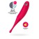 Vacuum-wave contactless stimulator of the Satiffyer Twirling Pro clitoris, silicone, red color