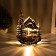 Lamp "Evening landscape" Led 3haa Black 10.5x18.5x25cm