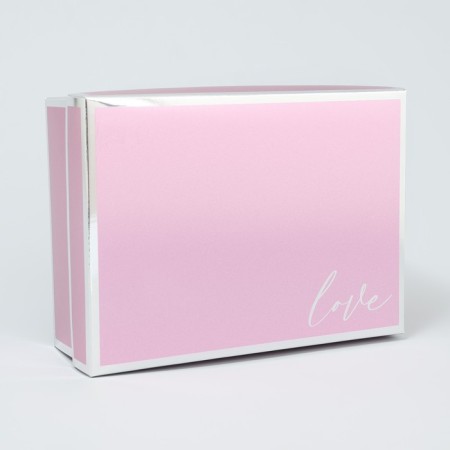 Gift folding box, packaging, "love", 21 x 15 x 7 cm-1