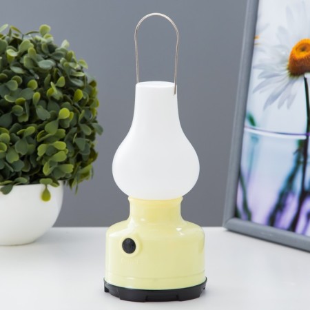 Table lamp "Kerosin lamp" LED 2W from the batteries mix 8x8x17 cm Risalux-1