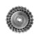 Metal brush for ushm tundra, twisted wire, "cup", M14, 125 mm