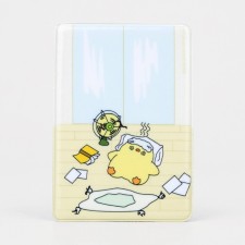 Cover for travel, blue/yellow color