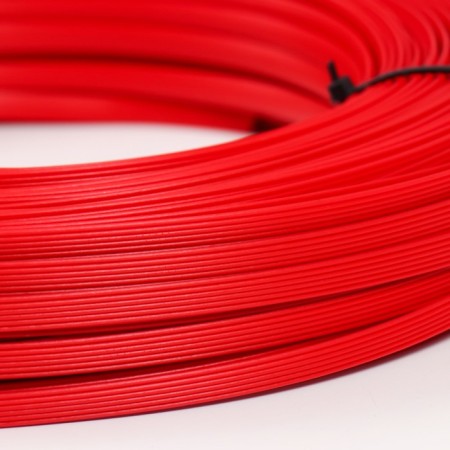 Artificial rattan 8 mm 100 m wave (red)-2