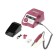 A device for manicure and pedicure TNL MP-18, 4 mills, 35,000 rpm, 30 watts, red