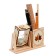 Sanding clock "Maple leaf", souvenir, with a pencil, 10 x 13.5 cm, white