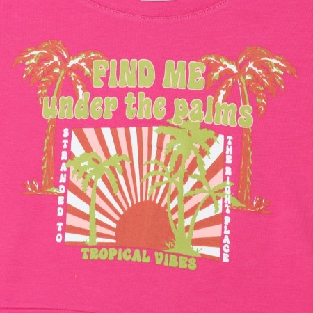 Kit for girls, fuchsia/light green, height 116 cm-3