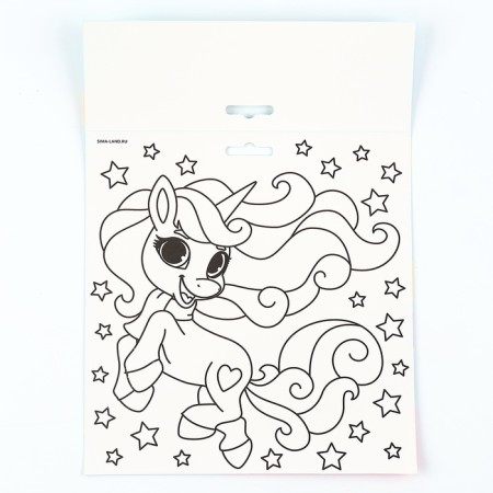 Mosaic sticker with uniform stickers and magnet "Fabulous Unicorn"-5