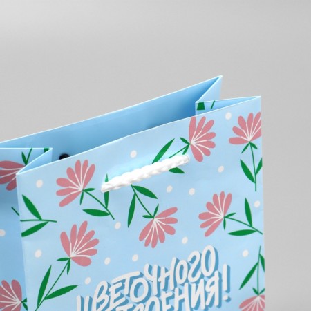Gift package laminated, packaging, “flower mood”, S 12 x 15 x 5.5 cm-5