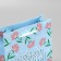 Gift package laminated, packaging, “flower mood”, S 12 x 15 x 5.5 cm