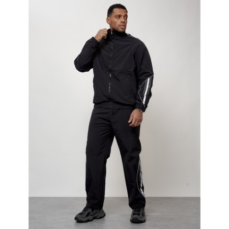 Sports suit men's, size 50, black color-9