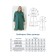 Women's dress, size 62, green color