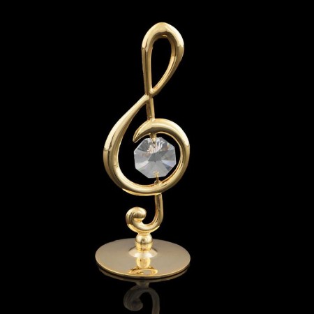 Souvenir "Violin key", 3.2 × 3.2 × 8 cm, with a crystal