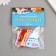 Stickers made of felt "bell" 5x6 cm (set 6 pcs)