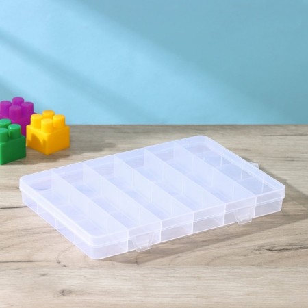 Ricco organizer for storage, 24 cells, 19.5 × 13.5 × 2 cm, color mix-3