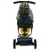 Three -haired bike Vivat 1, Black/yellow abstraction print