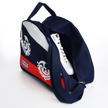 Bag for roller skates "Russian Sport", 40*32*20 cm, blue-2
