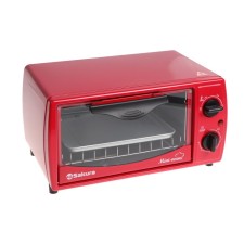 Mini-fucked Sakura SA-7018R, 1000 watts, 10 l, 100-250 ° C, timer, red