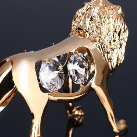 Souvenir "Leo", 11x3x6cm, with crystals-2