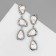 Earrings with pearls "harbor" consciousness, color silver