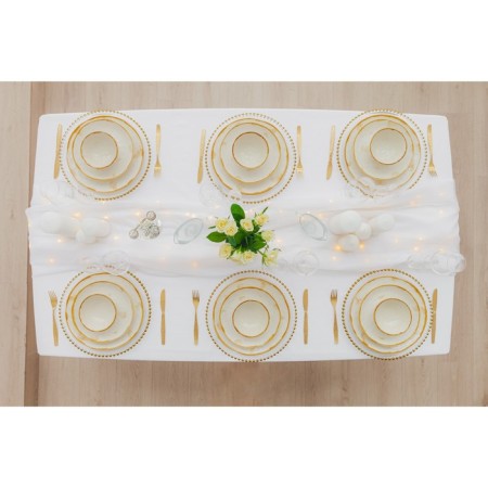Porcelain shade Organic Gold, 30 × 21 × 2.5 cm, white color-3