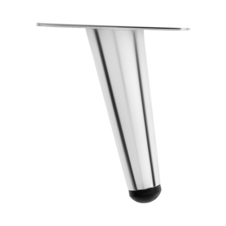 Furniture support Cappio OP07, h = 100 mm, thick thickness 1.8, color chromium-1
