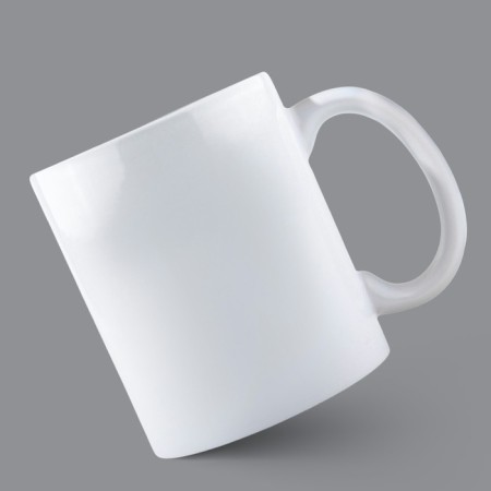 Ceramic mug "Dushnil", 320 ml, white color-2