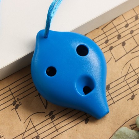 Owarin Music Life 6 holes, blue, 6.7 x 4 x 3.2 cm-2
