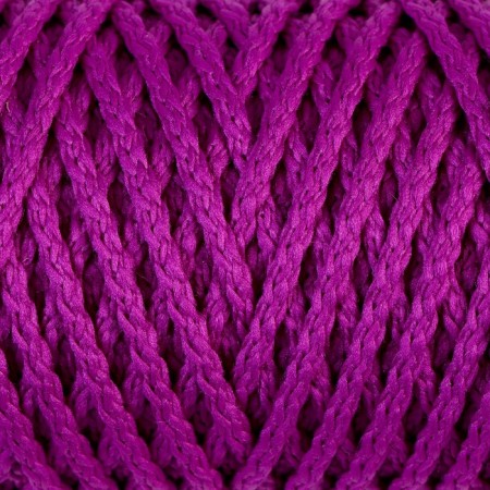 Knitting cord "Classic" without a core 100% polyester width 4mm 100m (purple)